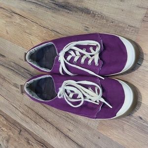 REEF Women's Girls Walled Low Purple Lace Up Sneaker